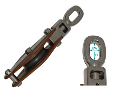 Tufnol Lifting Block - Single Sheave